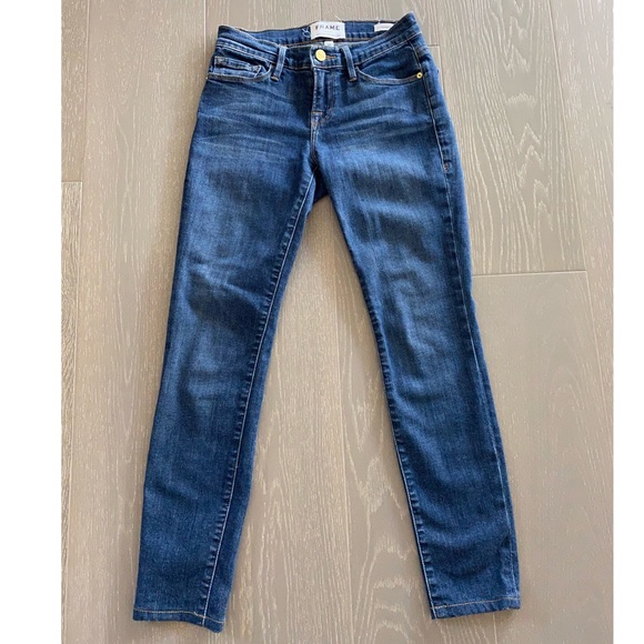 FRAME Le Skinny de Jeanne Ankle Skinny Jeans - Picture 1 of 4
